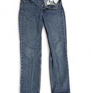 Size 12 GAP Jean cheeky straight high rise with five button closure